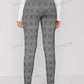 BIZwear Elastic Waist Slant Pocket Plaid Pants Workwear