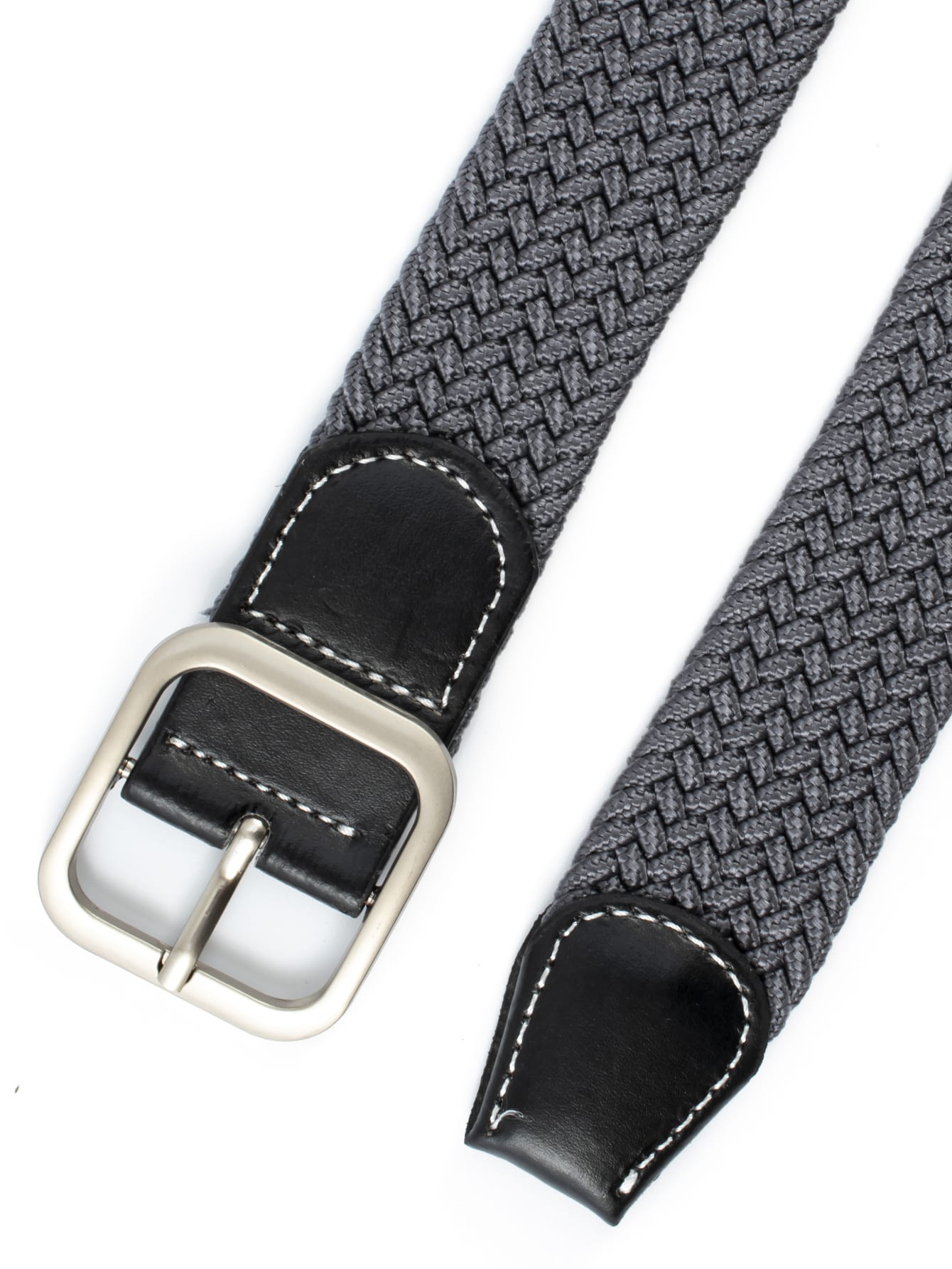 Men Solid Elastic Belt Boho