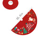 1pc Christmas Santa Print Tree Skirt