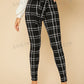 Tall Plaid Paper Bag Waist Skinny Pants