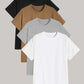 Manfinity Basics Men 4pcs Round Neck Solid Tee