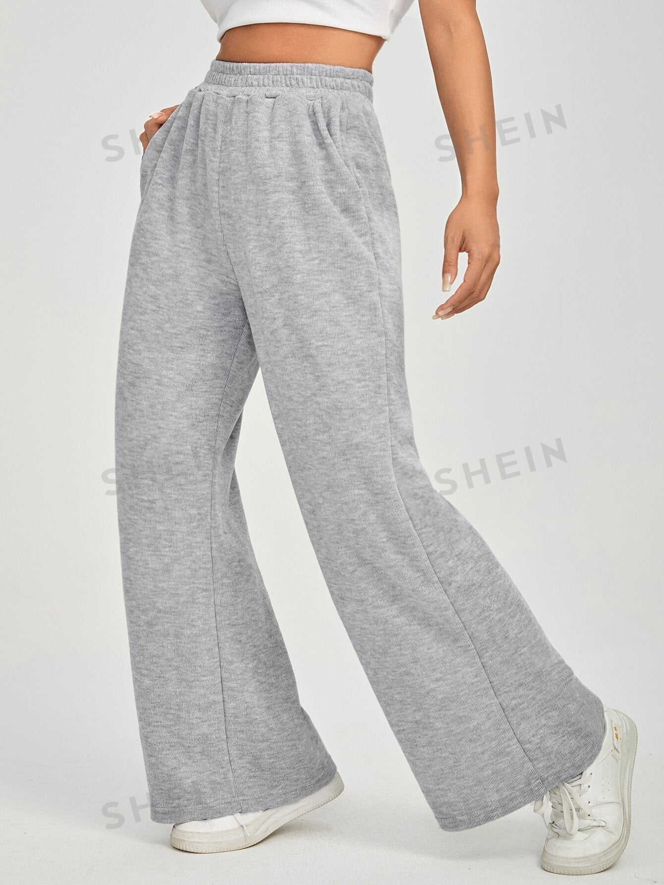 PETITE Slant Pocket Wide Leg Pants