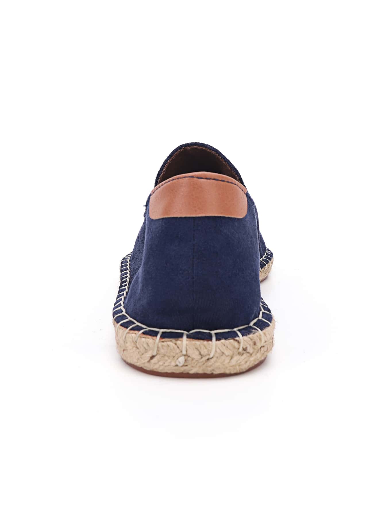 Vintage Hand-stitched Loafers Canvas Shoes, Men's Casual Shoes Made Of Natural Woven Rope And Classic Fashionable Design