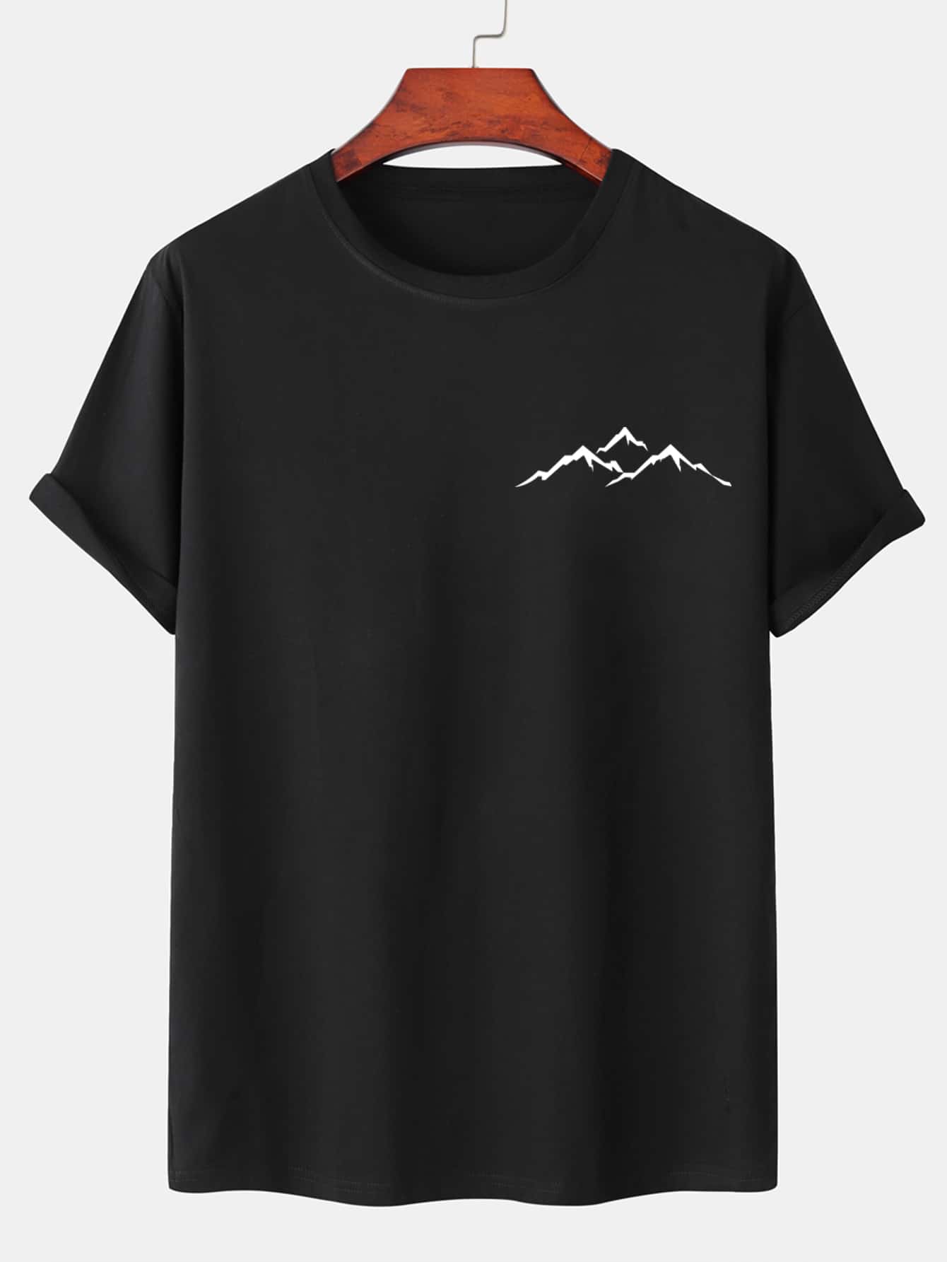 Manfinity Homme Men Mountain Print Tee