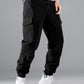 Manfinity Hypemode Men Flap Pocket Side Drawstring Waist Pants