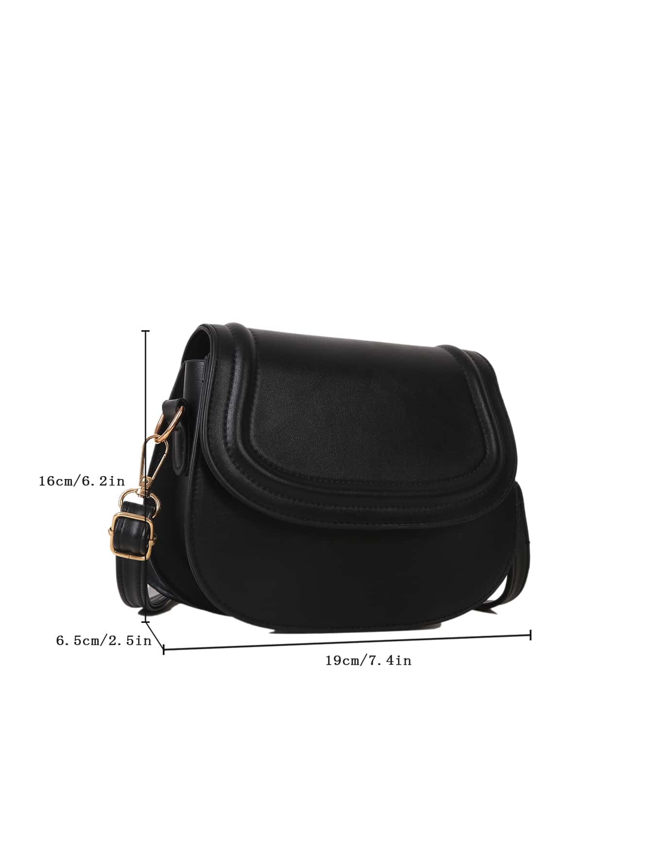 Mini Minimalist Flap Saddle Bag