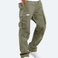 Manfinity Hypemode Men Patched Detail Flap Pocket Drawstring Waist Cargo Pants