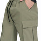 Manfinity Hypemode Men Patched Detail Flap Pocket Drawstring Waist Cargo Pants