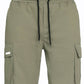 Manfinity Hypemode Men Patched Detail Flap Pocket Drawstring Waist Cargo Pants