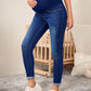 Maternity High Waist Ripped Skinny Jeans