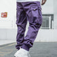 Manfinity EMRG Men Letter Graphic Flap Pocket Drawstring Waist Cargo Pants