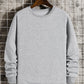 Manfinity Dauomo Men Round Neck Thermal Lined Sweatshirt