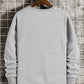 Manfinity Dauomo Men Round Neck Thermal Lined Sweatshirt