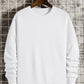 Manfinity Dauomo Men Round Neck Thermal Lined Sweatshirt