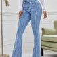 Essnce Raw Cut Bootcut Leg Jeans