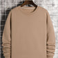 Manfinity Dauomo Men Round Neck Thermal Lined Sweatshirt