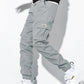 Manfinity Hypemode Men Letter Patched Flap Pocket Cargo Pants