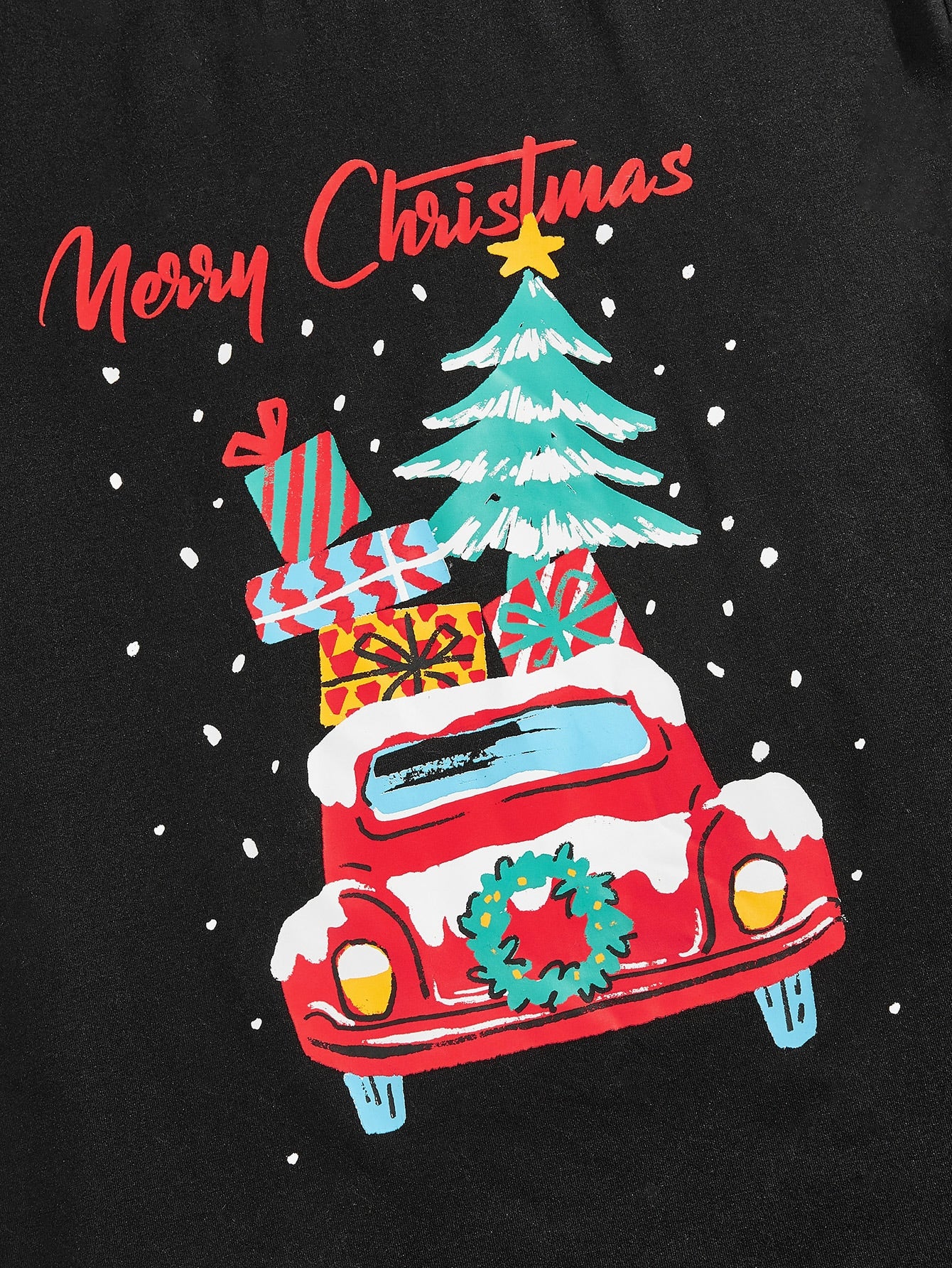 Manfinity Men Christmas Print Tee