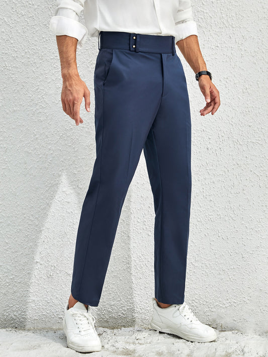 Manfinity Bizwear Men Slant Pocket Suit Pants