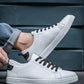 Men Minimalist Lace-Up Front Skate Shoes, Sporty Outdoor Sneakers, Shoes For Men