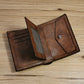 Men's Vertical Solid Color Coin Purse Suitable For Daily Use