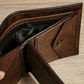 Men's Vertical Solid Color Coin Purse Suitable For Daily Use