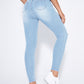 Essnce High Waist Ripped Moustache Effect Skinny Jeans