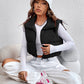 EZwear Zipper Front Vest Padded Coat