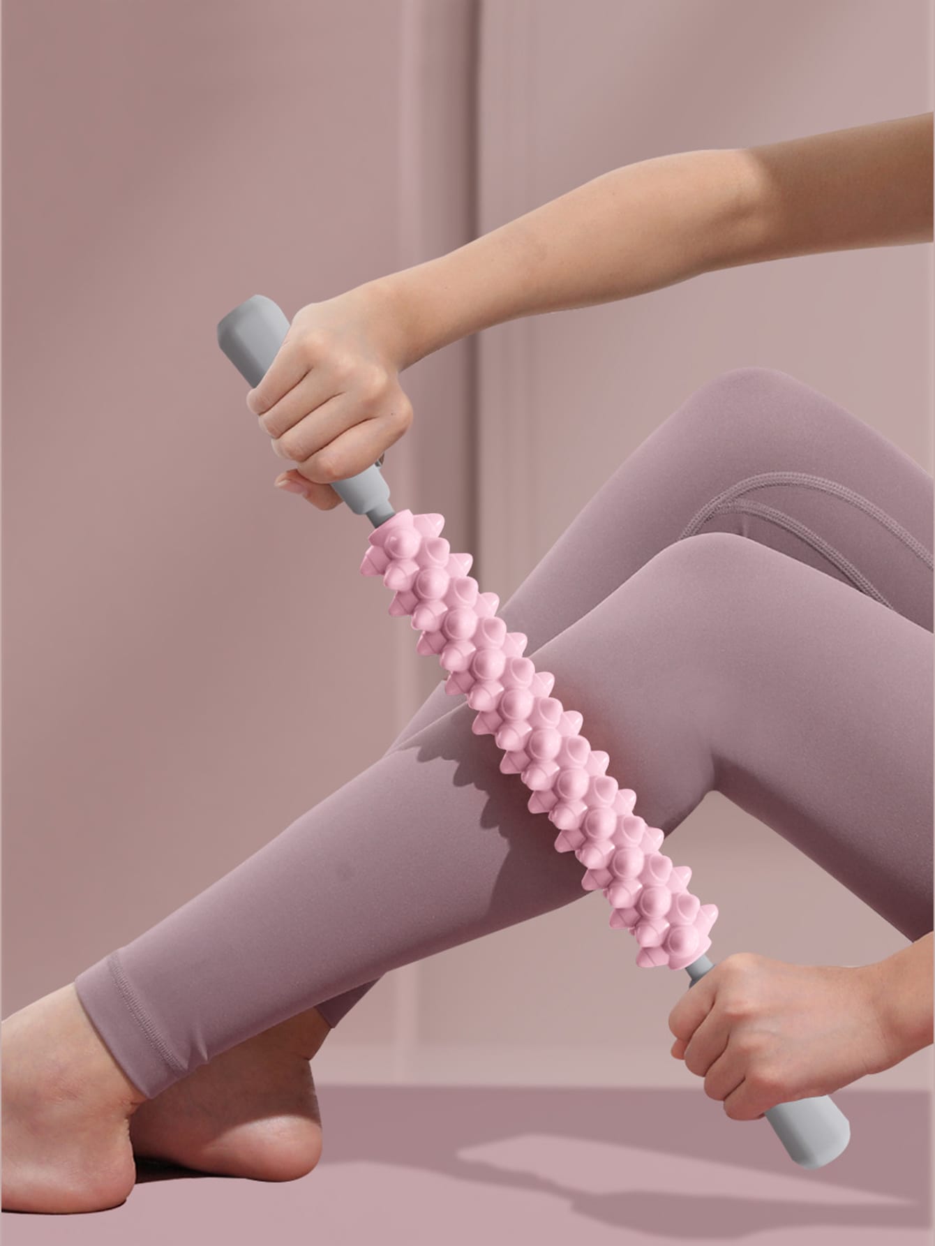 1pc Two Tone Yoga Massage Stick