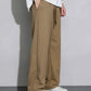 Men Drawstring Waist Straight Leg Pants