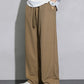 Men Drawstring Waist Straight Leg Pants