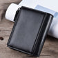 Men's Retro Wallet Multi-Function Double Zip Coin Purse Pocket Wallet Small Purse ID Window Zipper Men Wallet PU Leather Minimalist Fashion Modern Business Anniversary On Valentine Day For Birthday Gift Gift Lover Men Male Gift