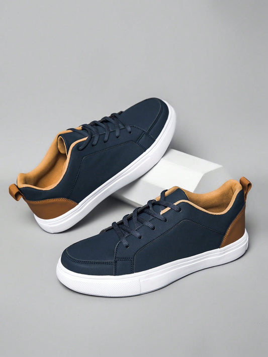 Men's Casual Lace-Up Sports Running Skateboarding Shoes For All Seasons