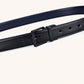 1pc Men's 2.8cm Wide Reversible Leather Belt With Rotary Buckle