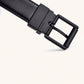 1pc Men's 2.8cm Wide Reversible Leather Belt With Rotary Buckle