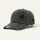 1pc Unisex Powder Scattered Five-Pointed Star Ponytail Baseball Cap For Outdoor Activities