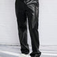 Manfinity NiteLyfe Men Slant Pocket PU Leather Pants, Fashion Slacks Pants, For Going Out, Husband, Boyfriend Gifts