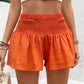 VCAY Solid Wide Leg Shorts