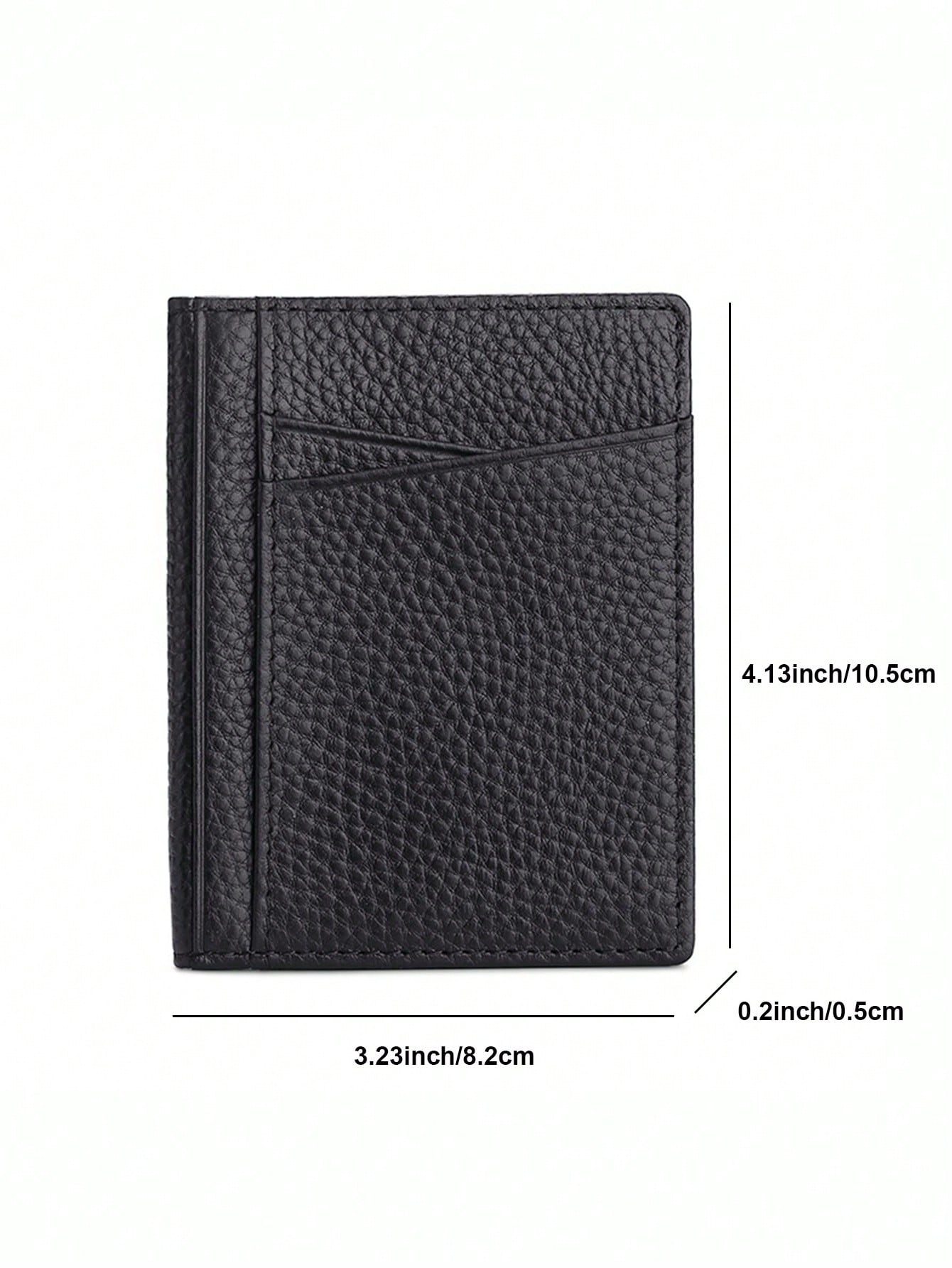 8 Card Slots Slim Genuine Leather Men Mini Credit Card Holder Wallets Purse Thin Small ID Card Holders Men Wallet