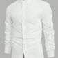 Manfinity Basics Men Cotton Solid Button Front Shirt