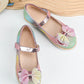 Girls Ombre Bow Decor Espadrille Mary Jane Flats For Outdoor