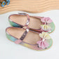 Girls Ombre Bow Decor Espadrille Mary Jane Flats For Outdoor