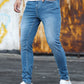 Manfinity RivetRise Men Cotton Slant Pocket Skinny Jeans