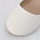 Girls Faux Pearl Decor Mary Jane Flats For Wedding Party