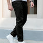 Men Cotton Slant Pocket Straight Leg Jeans