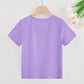 Tween Girl Round Neck Short Sleeve T-Shirt With Pearl Detailing And Knotted Hem