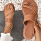 Women Minimalist Toe Ring Thong Sandals, Fashion Summer Flat Sandals