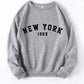 INAWLY Letter Graphic Thermal Lined Sweatshirt