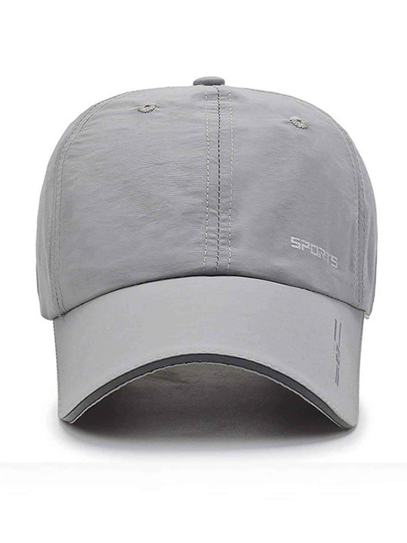 1pc Unisex Letter Graphic Breathable Quick Dry Casual Baseball Cap For Daily Life