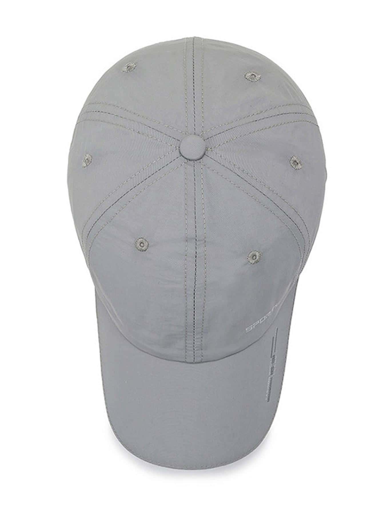 1pc Unisex Letter Graphic Breathable Quick Dry Casual Baseball Cap For Daily Life